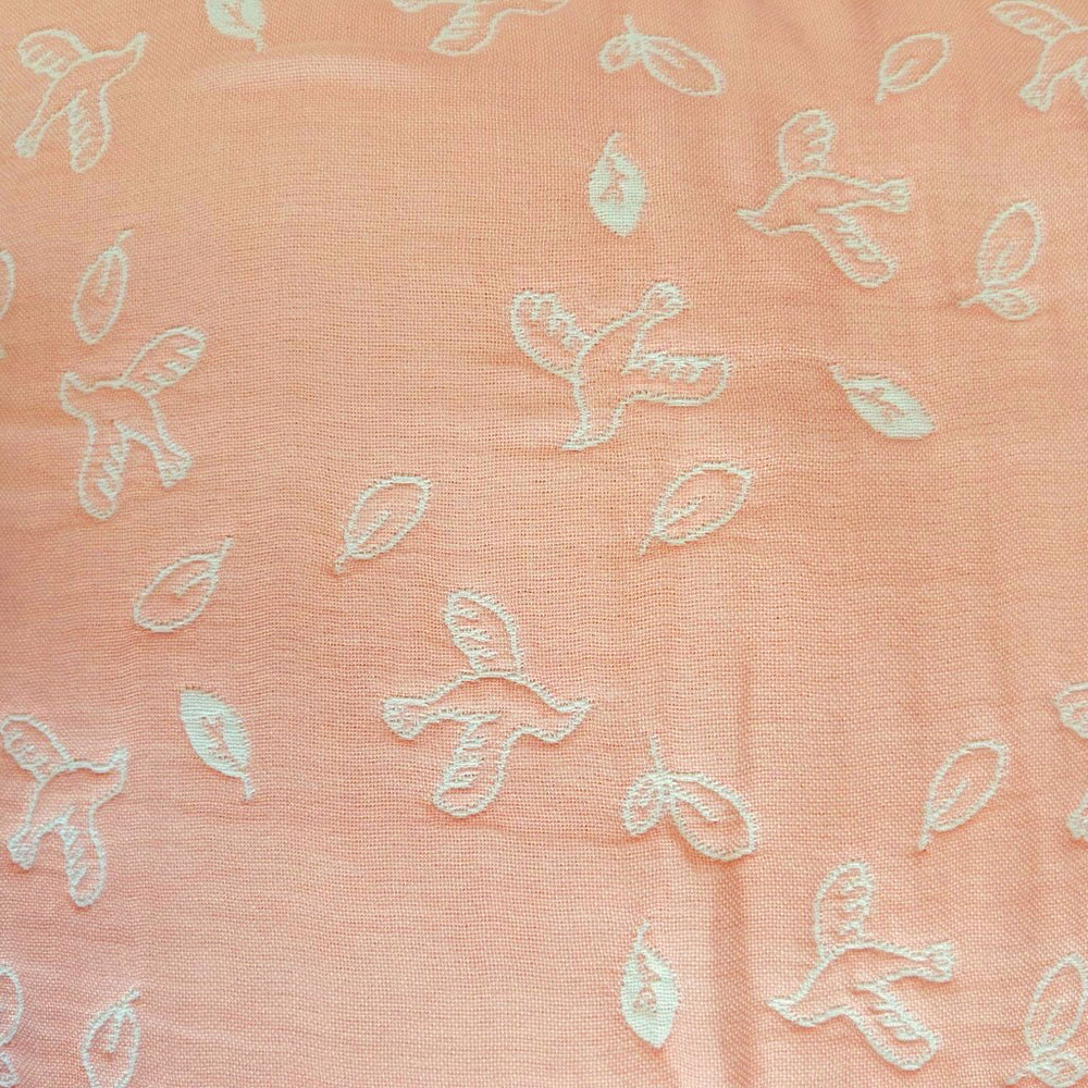 眠るガーゼ｜シングルサイズ｜ピース｜ライトピンク ｜150x200｜リバーシブル