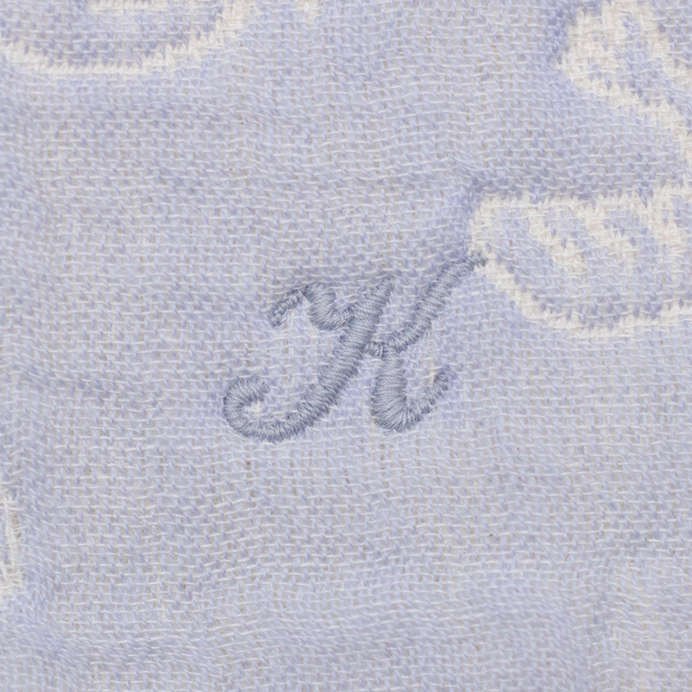 Baby Blanket｜Peace Light Blue 70x100