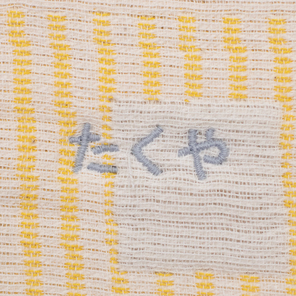 Pillow gauze｜Rhythm Yellow 50x70