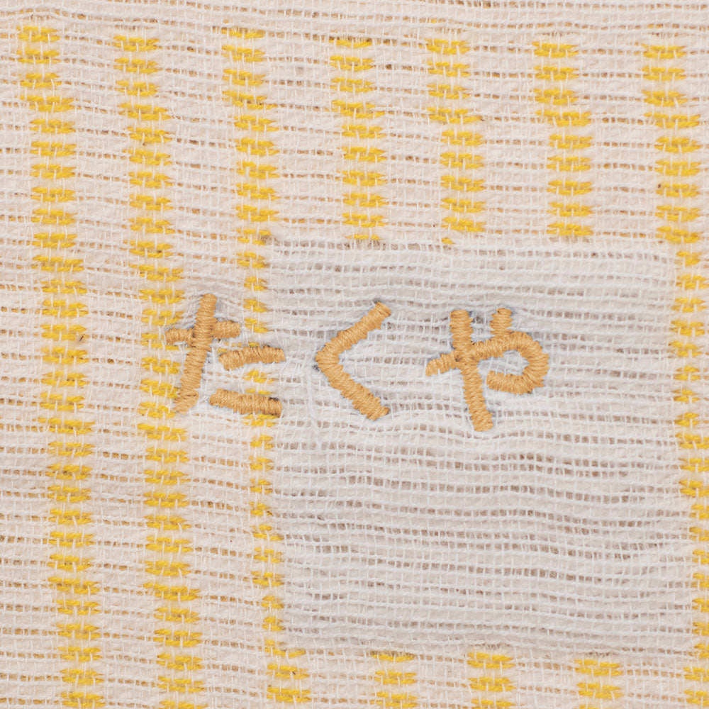 Pillow gauze｜Rhythm Yellow 50x70