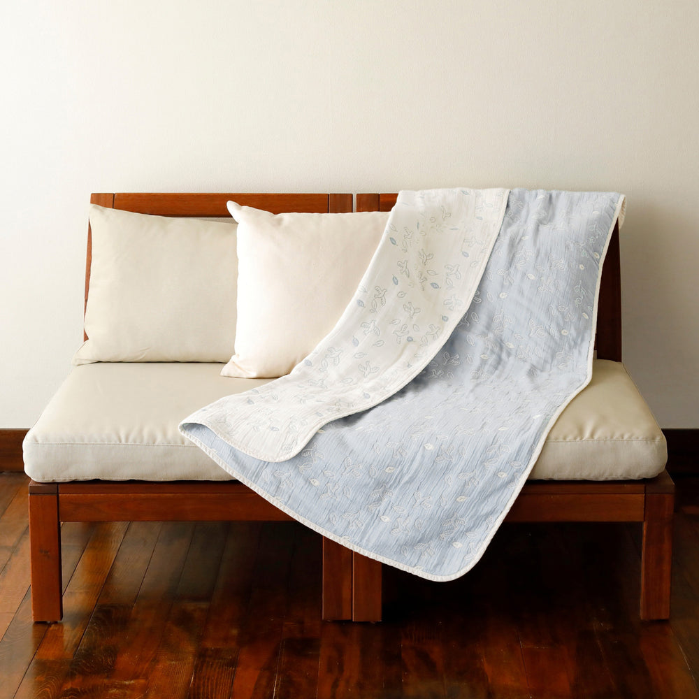 Baby Blanket｜Peace Light Blue 70x100