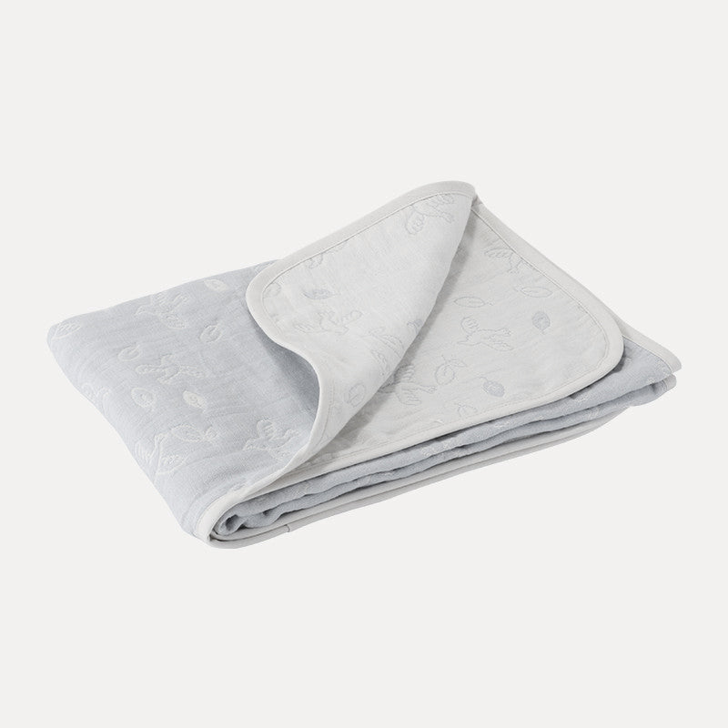 Baby Blanket｜Peace Light Blue 70x100