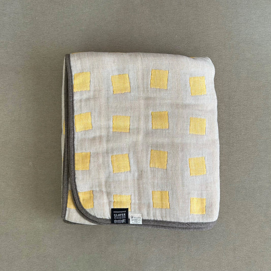 Half blanket｜Rhythm Ecru 120x150