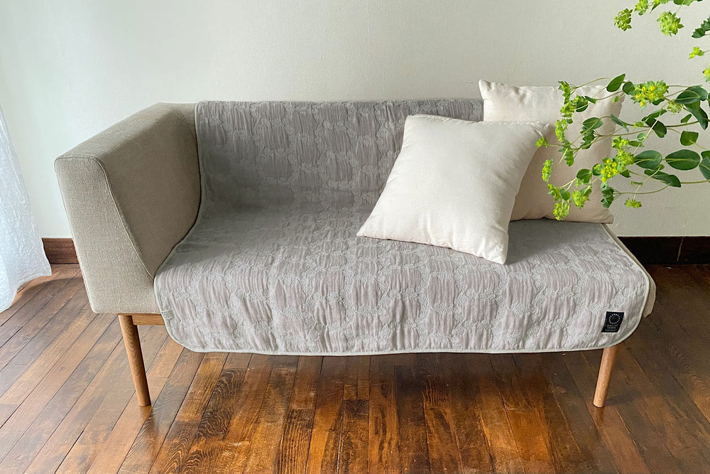 ハーフブランケット｜ボタニカルサークル・コーヒー 120x150