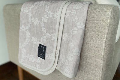 ハーフブランケット｜ボタニカルサークル・コーヒー 120x150