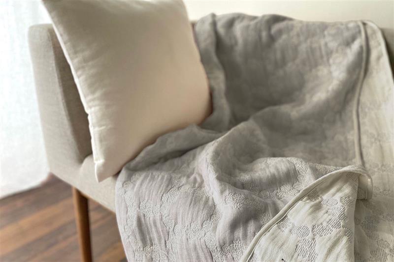 ハーフブランケット｜ボタニカルサークル・コーヒー 120x150