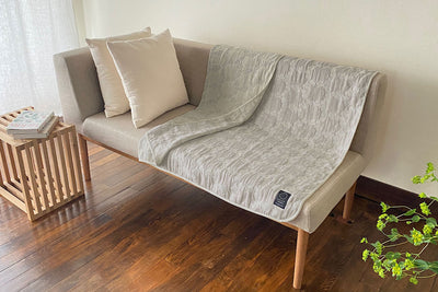 ハーフブランケット｜ボタニカルサークル・コーヒー 120x150