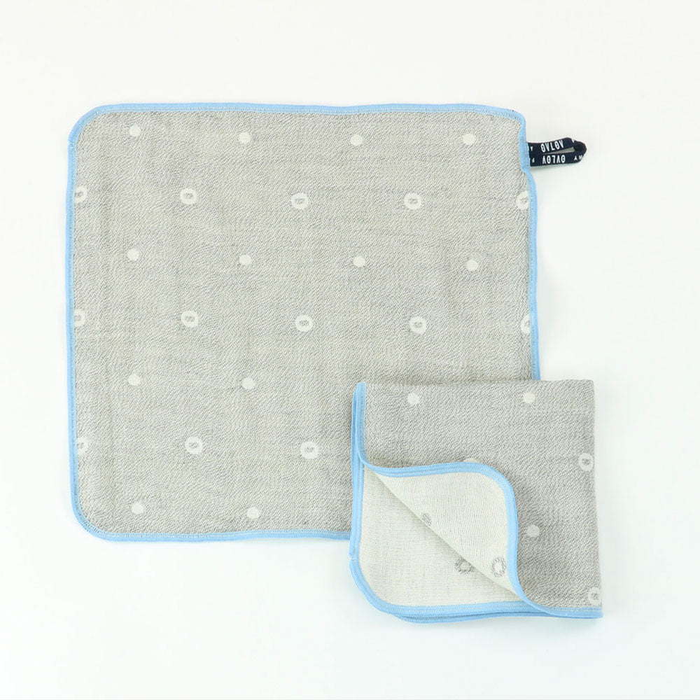 Handkerchief｜Multi-dot gray 25x25