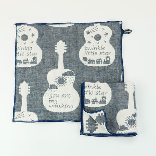 Handkerchief | Guitar Navy 33x33