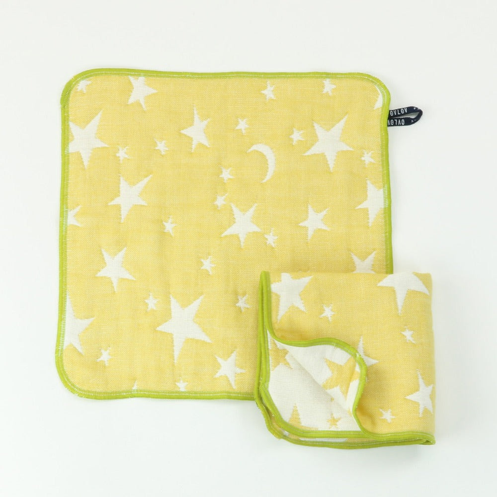 Handkerchief | Star Moon Yellow 25x25