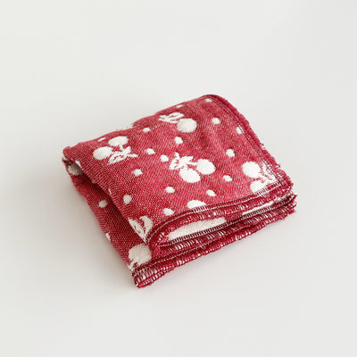 Handkerchief｜Big Cherry Red 25x25