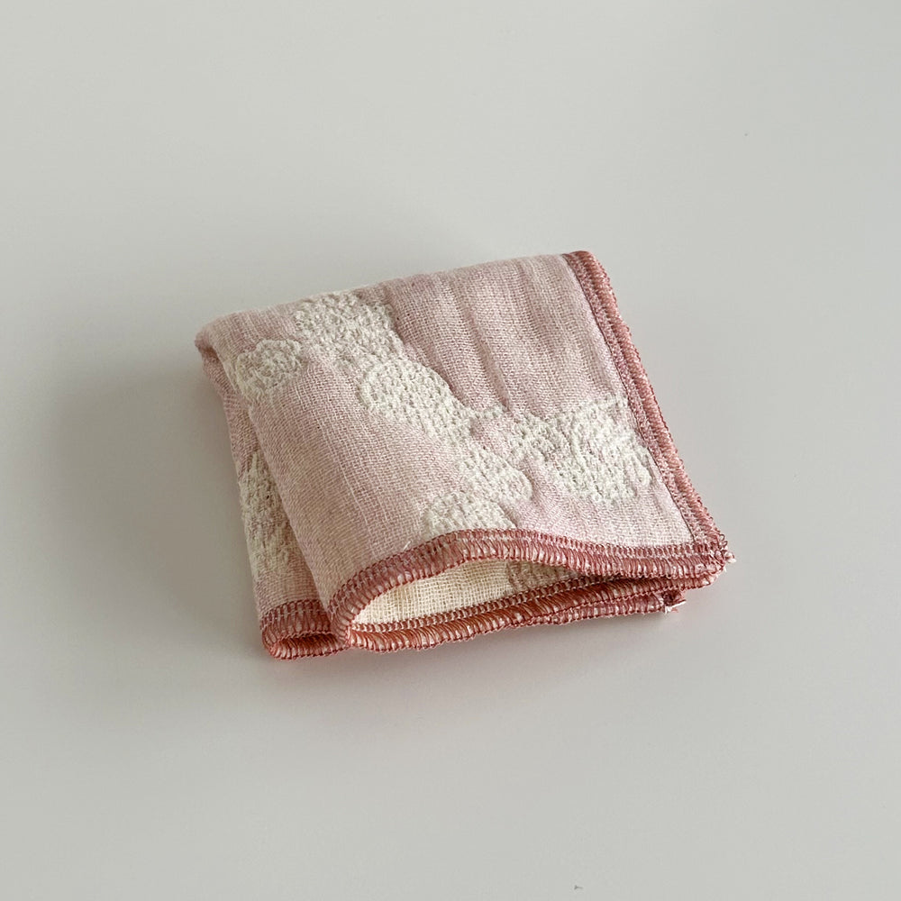 Handkerchief | Botanical Circle Grape 25x25