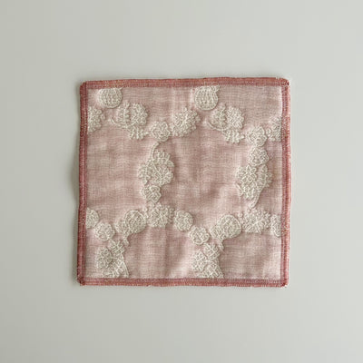 Handkerchief | Botanical Circle Grape 25x25