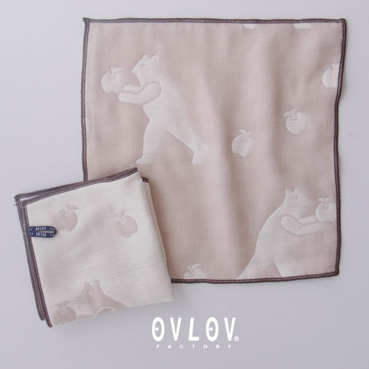 Handkerchief | Apple Bear Beige 33x33