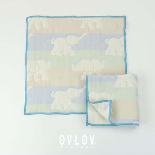 Handkerchief | Elephant Blue 33x33