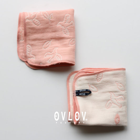 Handkerchief | Peace Light Pink 25x25