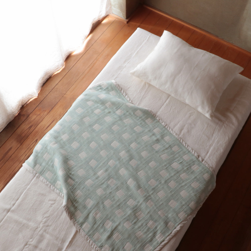 ガーゼブランケット手作りキット｜まっすぐ縫いガーゼケット Sサイズ