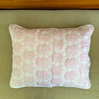 Pillow gauze | Hexagon navy 50x70