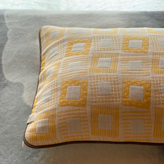 Pillow gauze｜Rhythm Yellow 50x70