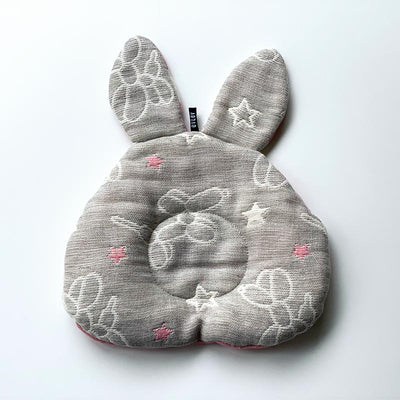 Gauze rabbit pillow｜Milky Way Peach