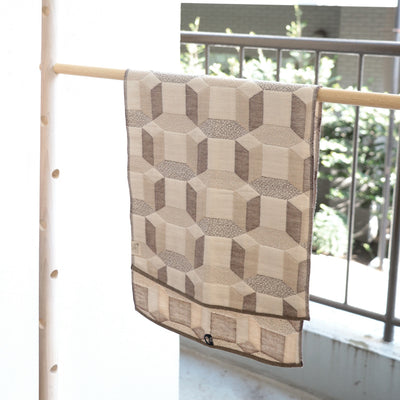 Face towel｜Rhythm Ecru 35x90
