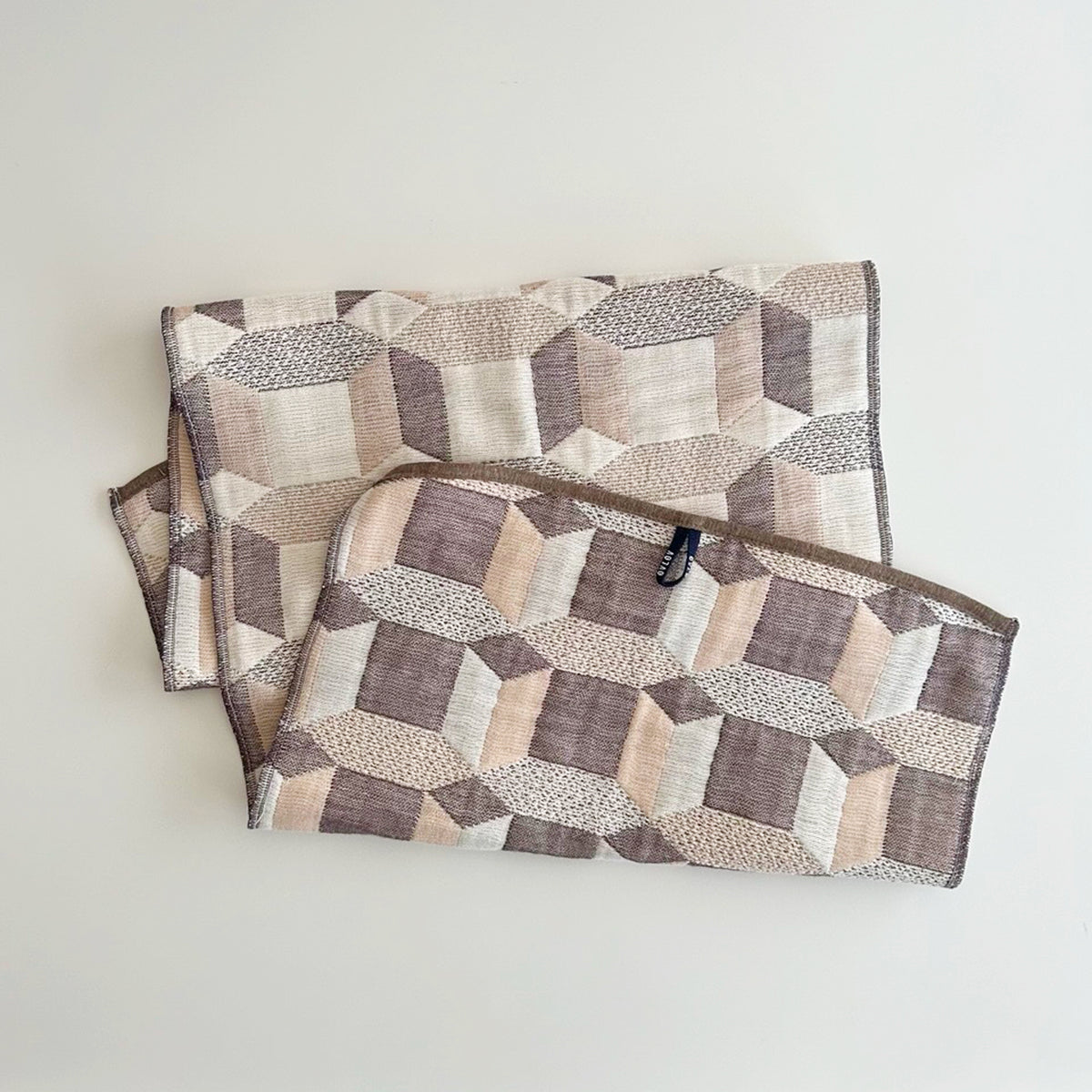 Face towel｜Rhythm Ecru 35x90